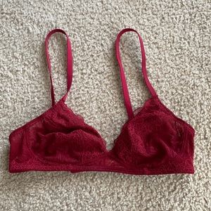 Red Madewell Bralette (Size S)